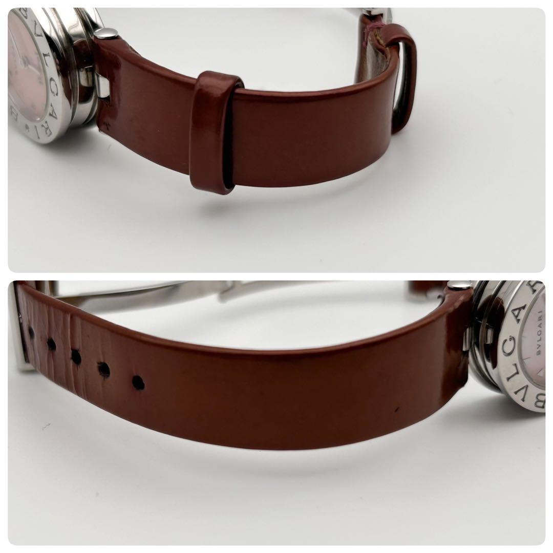 【新品電池 稼働】BVLGARI ブルガリ ビーゼロワン ピンクシェル文字盤