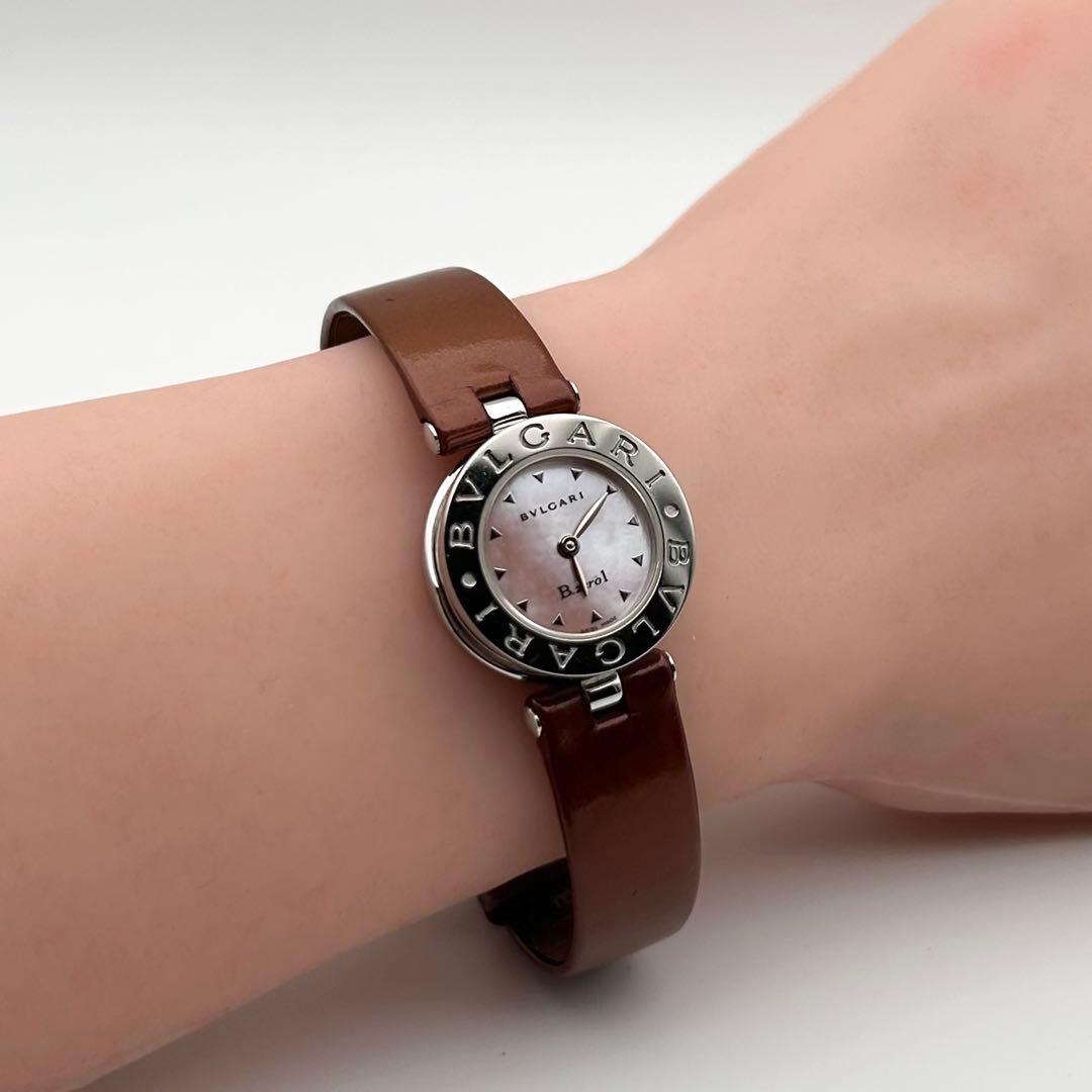 【新品電池 稼働】BVLGARI ブルガリ ビーゼロワン ピンクシェル文字盤
