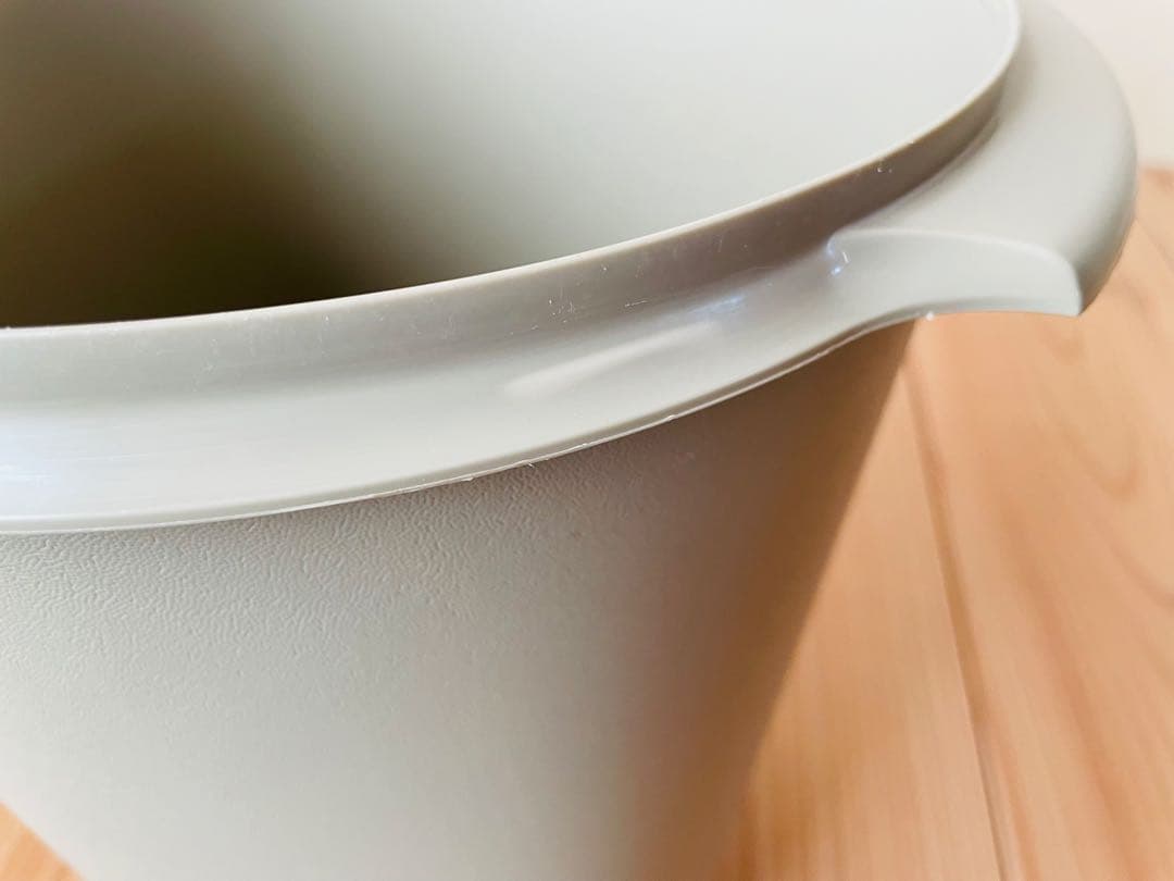 りえ /3個セット/タッパーウェア/マキシクイーンデコレーター/ベージュ