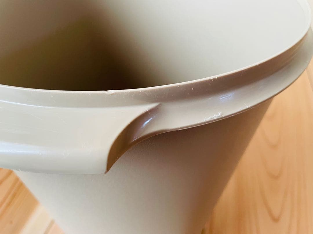 りえ /3個セット/タッパーウェア/マキシクイーンデコレーター/ベージュ