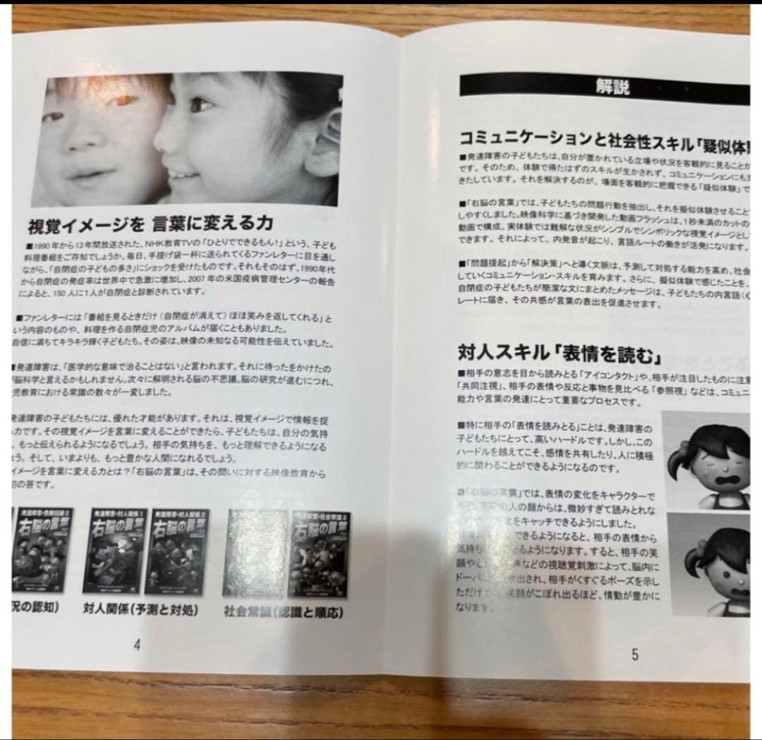 星みつる　右脳の言葉シリーズDVD6巻セット　発達教材