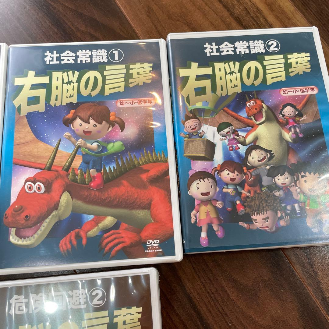 星みつる　右脳の言葉シリーズDVD6巻セット　発達教材