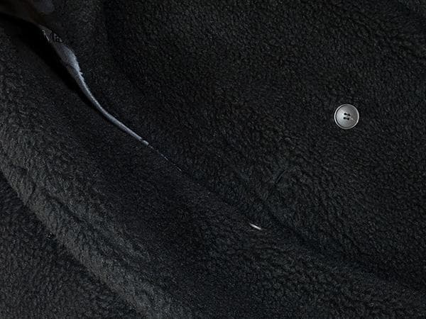 マックスマーラアルパカシルクウールテディベアアイコンコート■白タグＭ黒ブラック