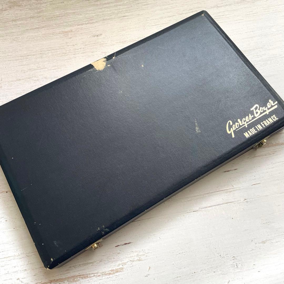 希少 リモージュ ジョル ジュボワイエ バガテル ロングプレート＆ナイフセット