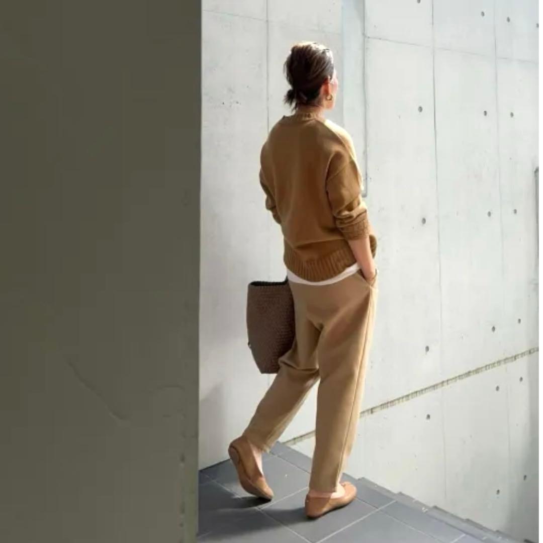 完売　25AW Collection ふわもちパンツ キャメル40