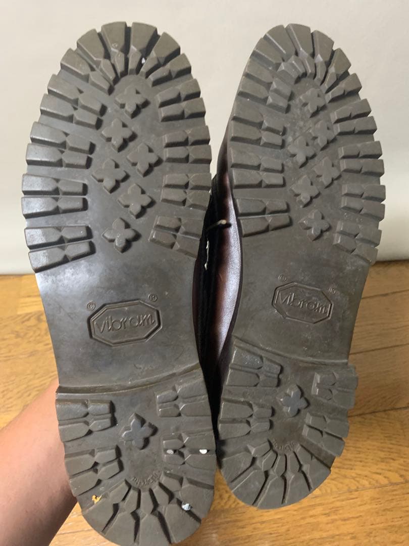 ラルフローレン　デッキシューズ　オールレザー　26cm