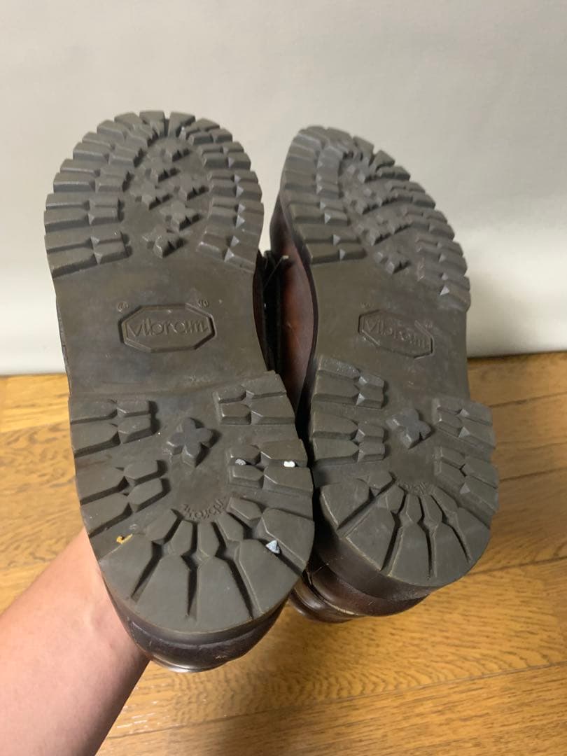 ラルフローレン　デッキシューズ　オールレザー　26cm