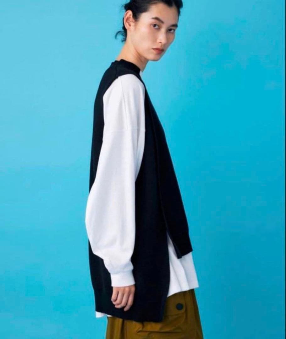 【週末限定】ナゴンスタンス nagonstans ニット　ベスト ジレ