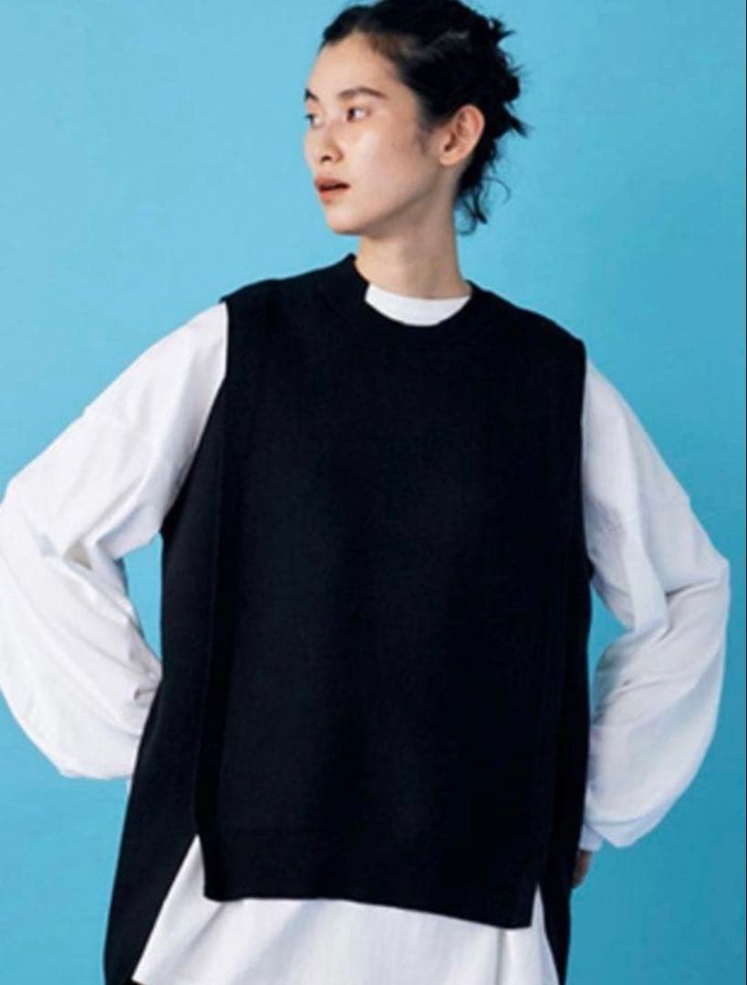 【週末限定】ナゴンスタンス nagonstans ニット　ベスト ジレ