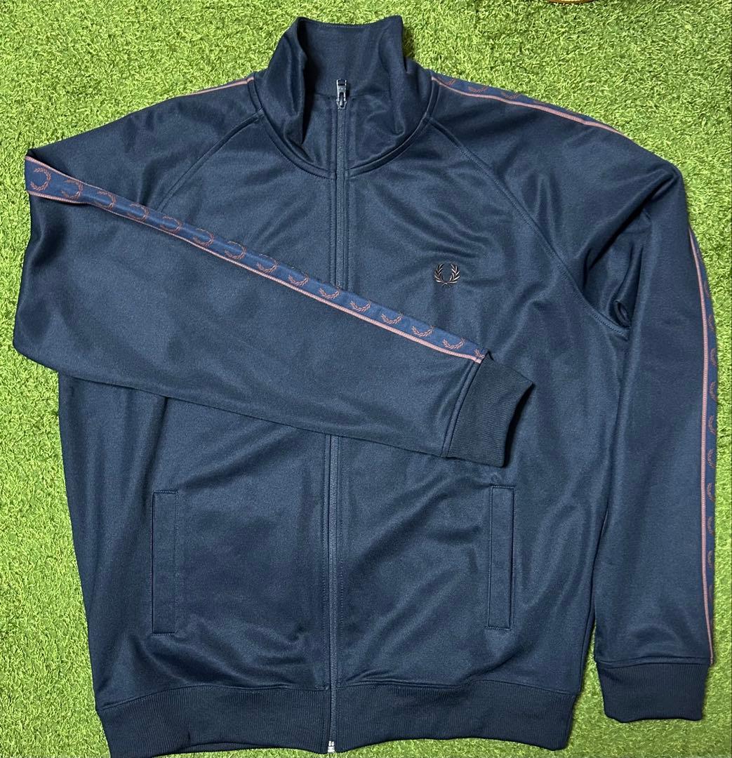 FRED PERRY フレッドペリー　トラックジャケット　ジャージ　ネイビーXL