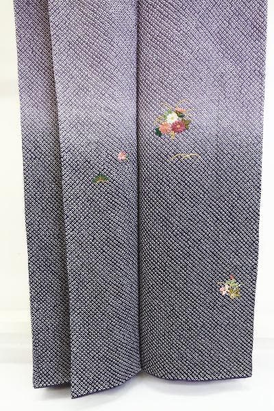 ★専用★未使用品 付け下げ 付下げ 総絞り 紫 刺繍 身丈159cm 裄丈65
