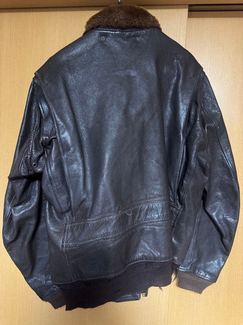 た*う様 G-1 フライトジャケット サイズ42 破損箇所あり　補修パーツ付属