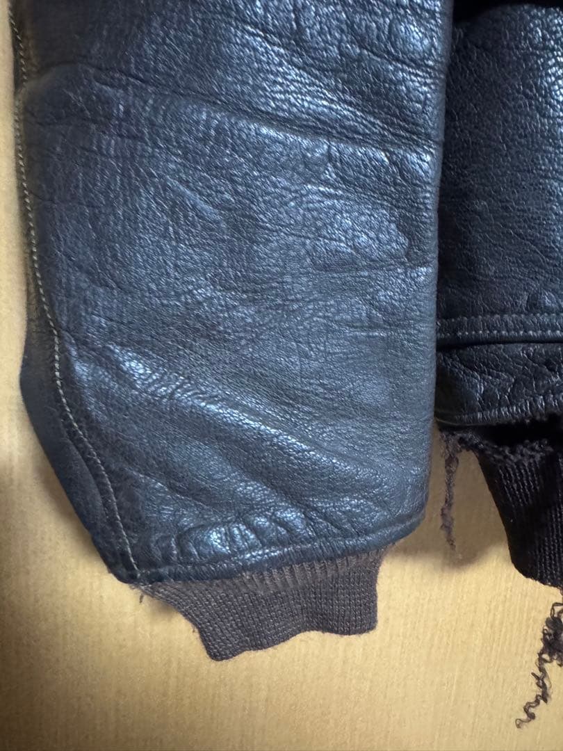 た*う様 G-1 フライトジャケット サイズ42 破損箇所あり　補修パーツ付属