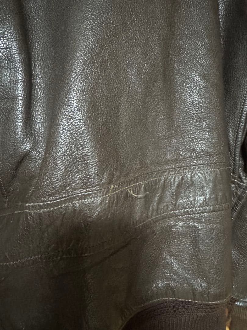 た*う様 G-1 フライトジャケット サイズ42 破損箇所あり　補修パーツ付属