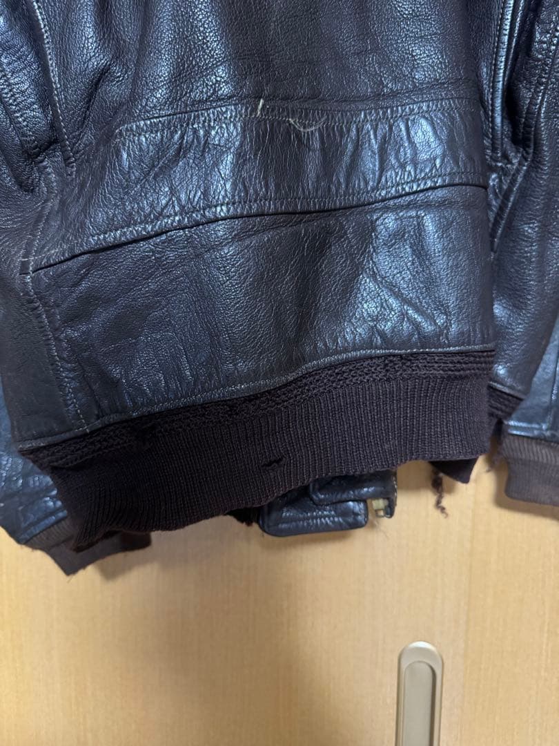 た*う様 G-1 フライトジャケット サイズ42 破損箇所あり　補修パーツ付属