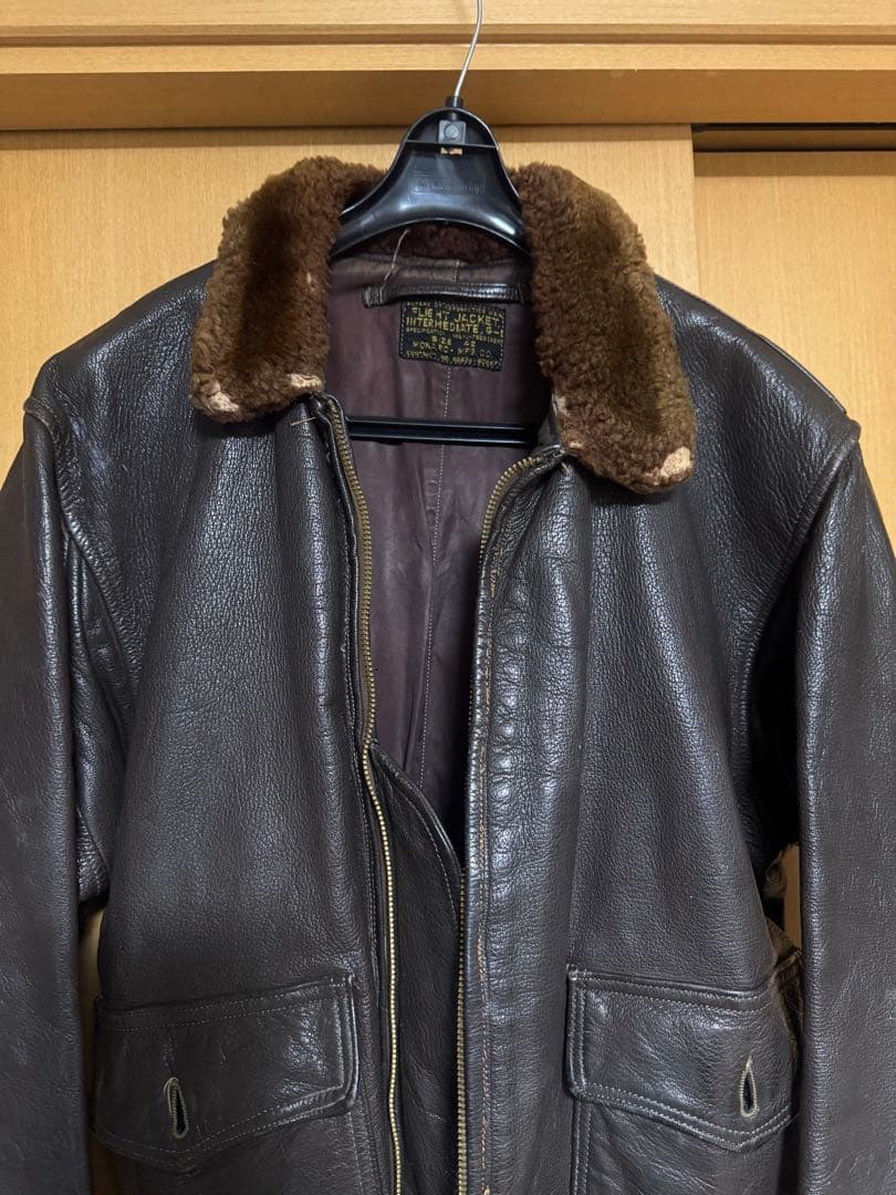 た*う様 G-1 フライトジャケット サイズ42 破損箇所あり　補修パーツ付属