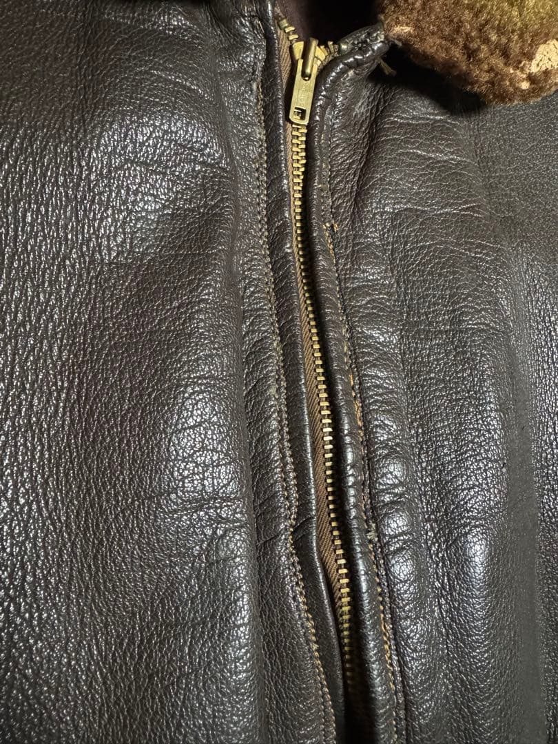 た*う様 G-1 フライトジャケット サイズ42 破損箇所あり　補修パーツ付属