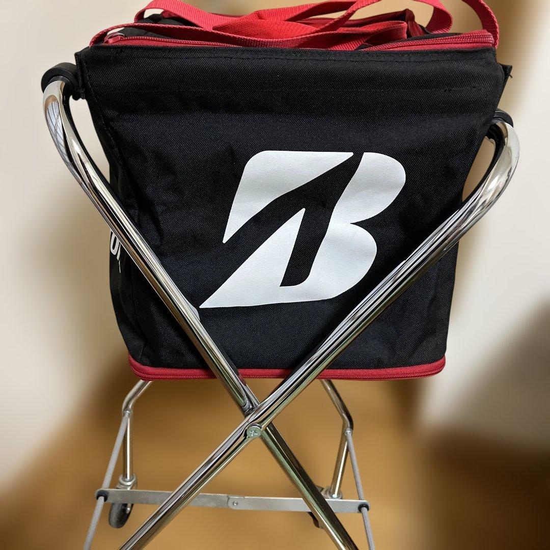 テニスボールカゴBRIDGESTONE キャスター付き