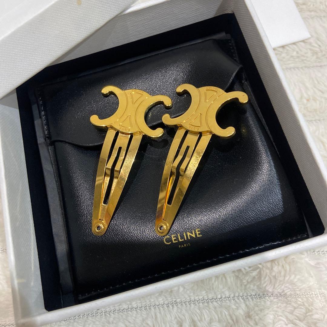 【最終値下げ】CELINE トリオンフ　ヘアアクセサリー　ヘアピン