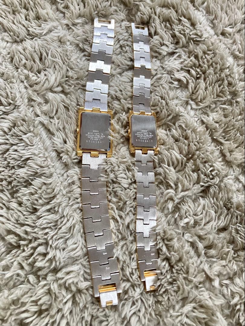 エルジン　ELGIN 金　ゴールド　金属ベルト時計 2本セット