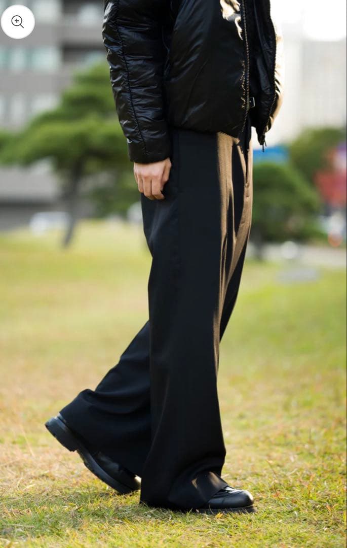 cmmn swdn Otto Wide Leg Trousers スラックス