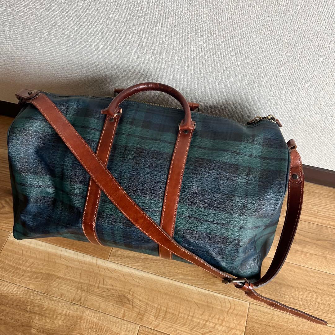 美品 Polo Ralph Lauren チェック柄ボストンバッグ