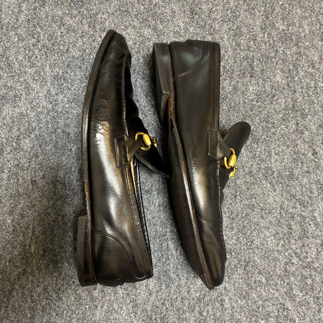 は*と様 GUCCI グッチ　ビットローファー　61/2 黒　ウェストン　ジョン