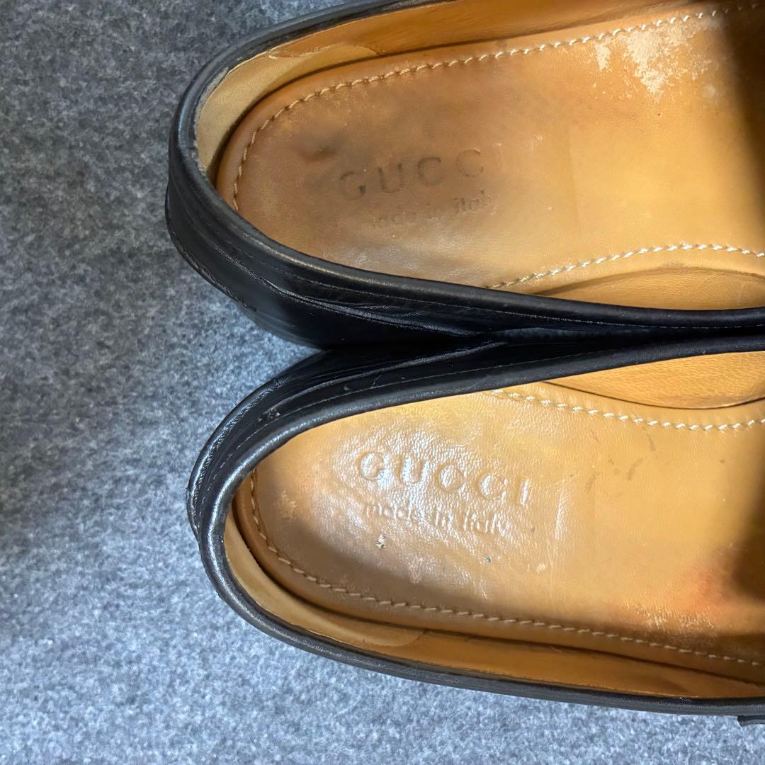 は*と様 GUCCI グッチ　ビットローファー　61/2 黒　ウェストン　ジョン