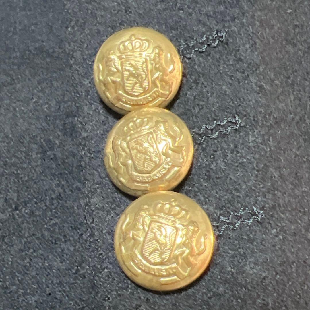 【美品】シップス SHIPS 紺ブレ 金ボタン ダブル ウール ジャケット M