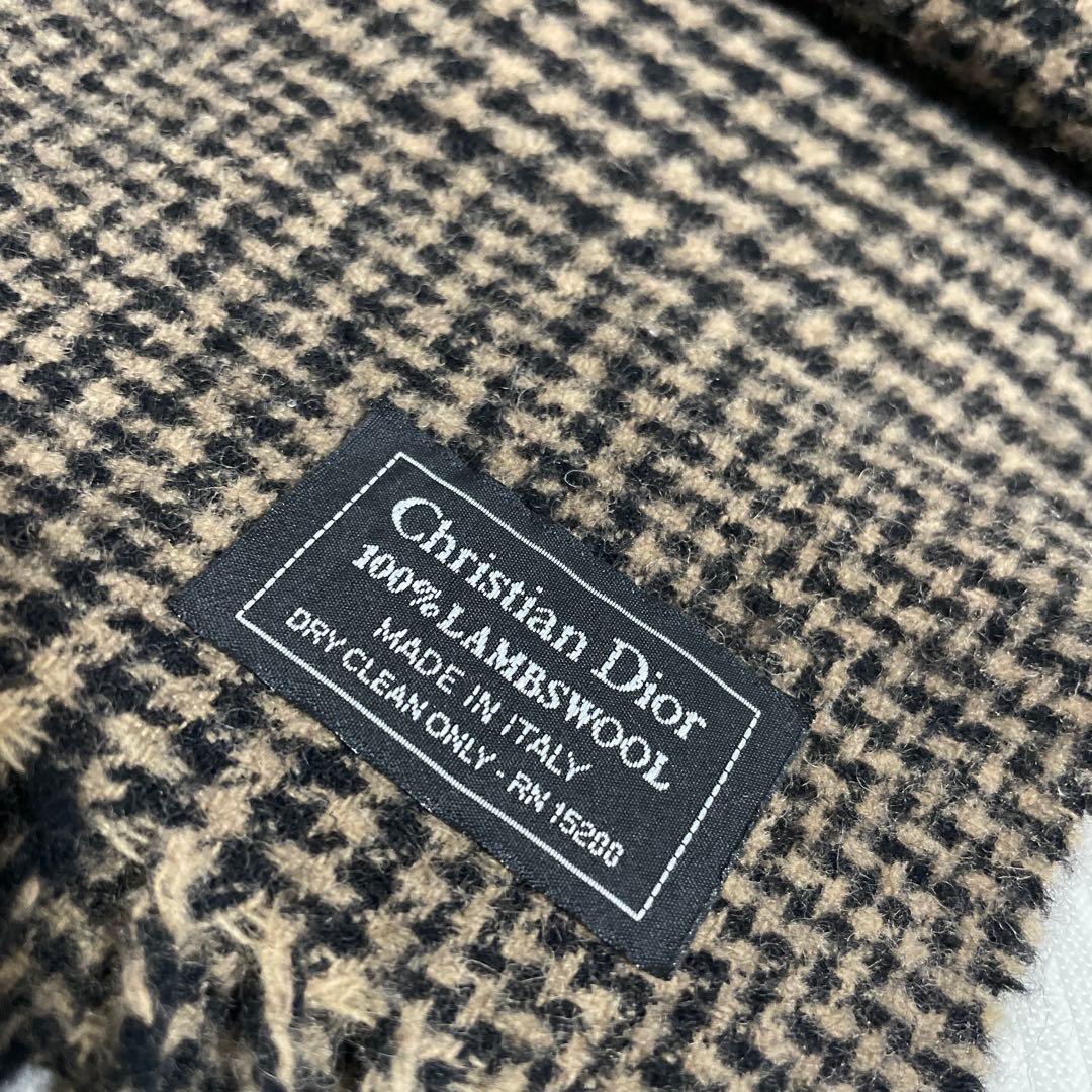 Christian Dior ディオール マフラー ウール イタリア製 男女兼用