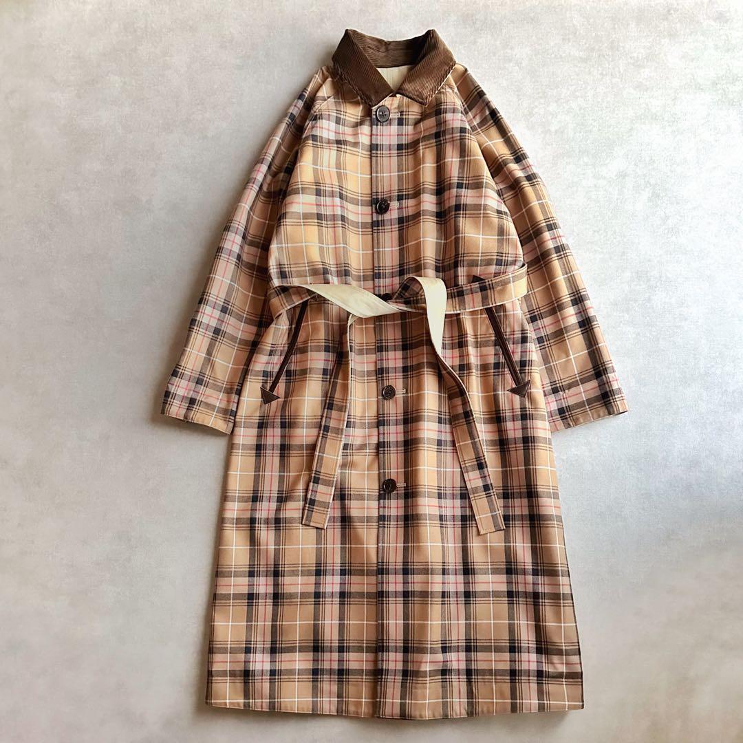 美品▲定価7.5万▲TICCA ティッカ//リバーシブルステンカラーコート