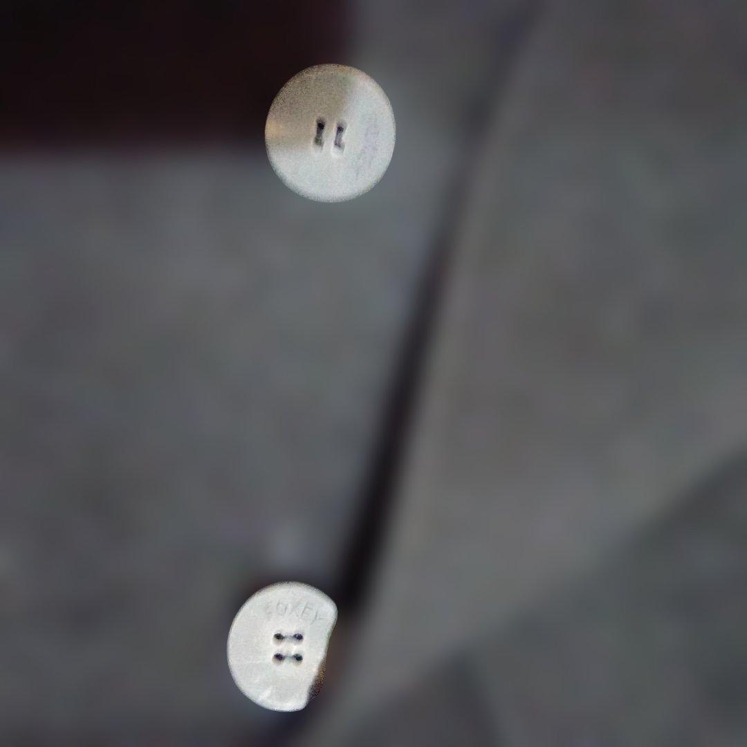 フォクシー42 　黒　美品　カシミアジャケットＭ-L　一重仕立て　Pコート風