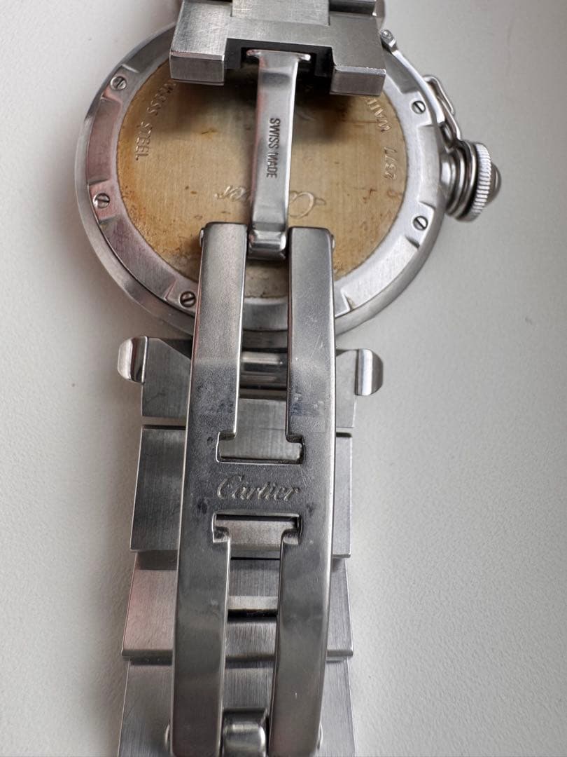 カルティエ パシャC メリディアン GMT 自動巻き時計 Cartier