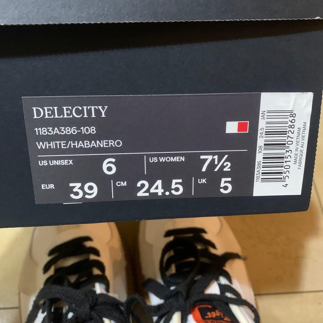 onitsukatiger DELECITY スニーカー オレンジ 24.5