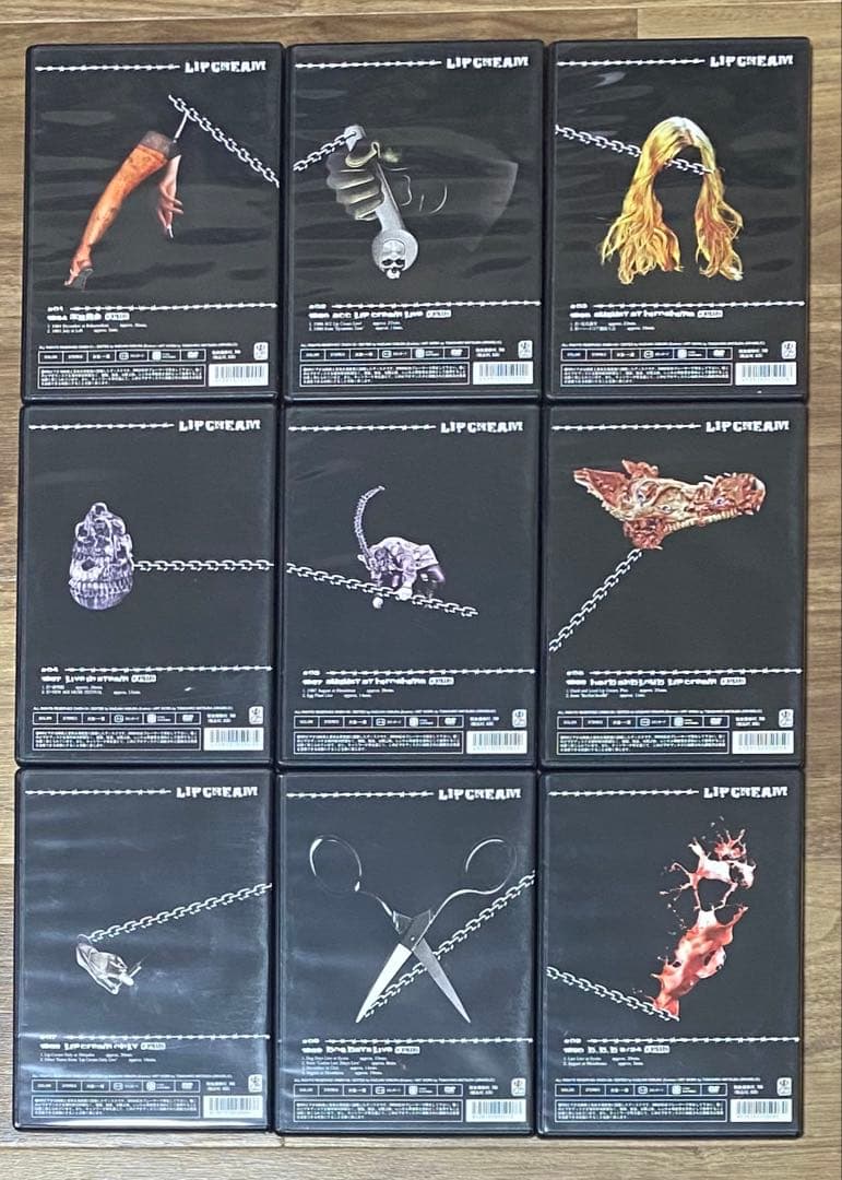 LIPCREAM DVD 全巻9巻セット