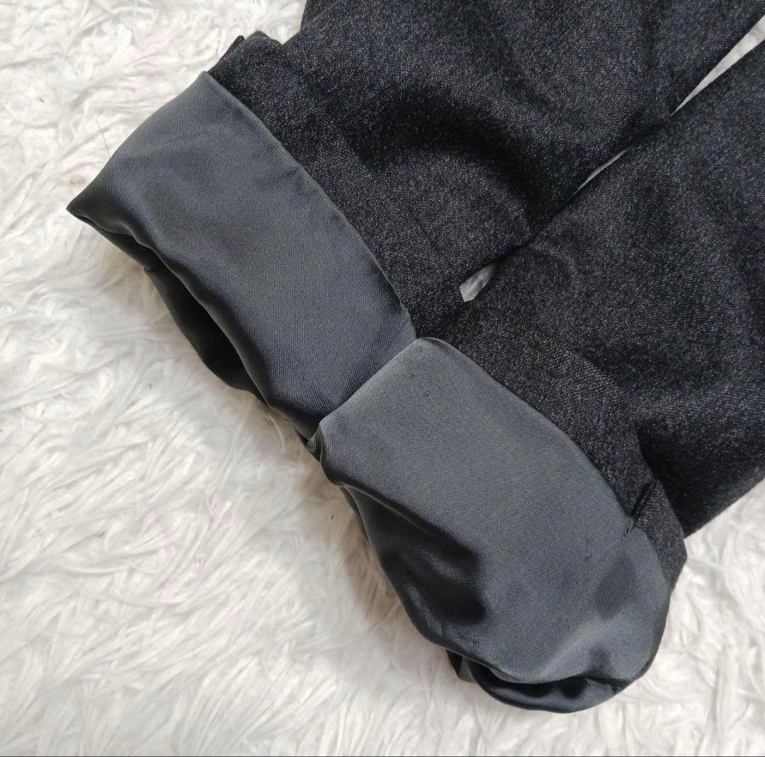 【極美品】グリーンレーベル　3ピーススーツ　イタリア　カノニコ　チャコール　44