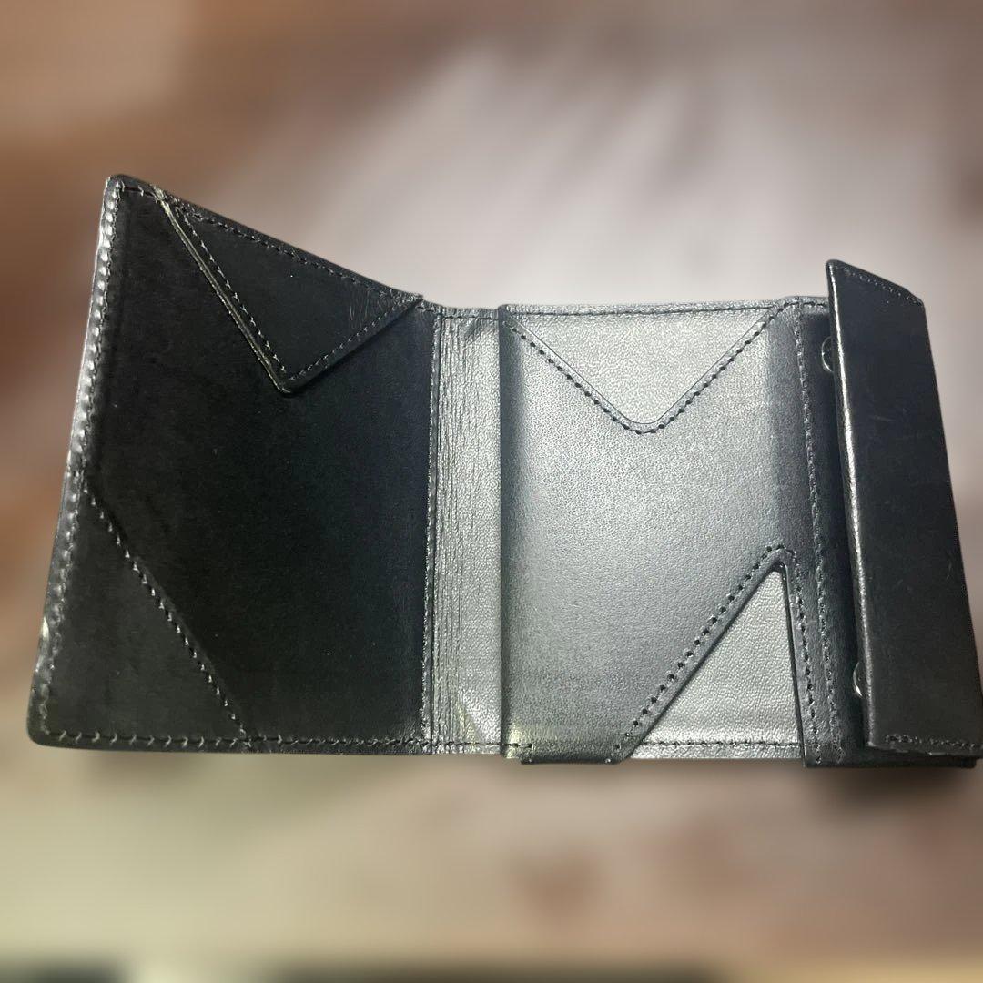 アブラサス] 薄い財布 レザー 薄型 日本製 ブラック abrAsus