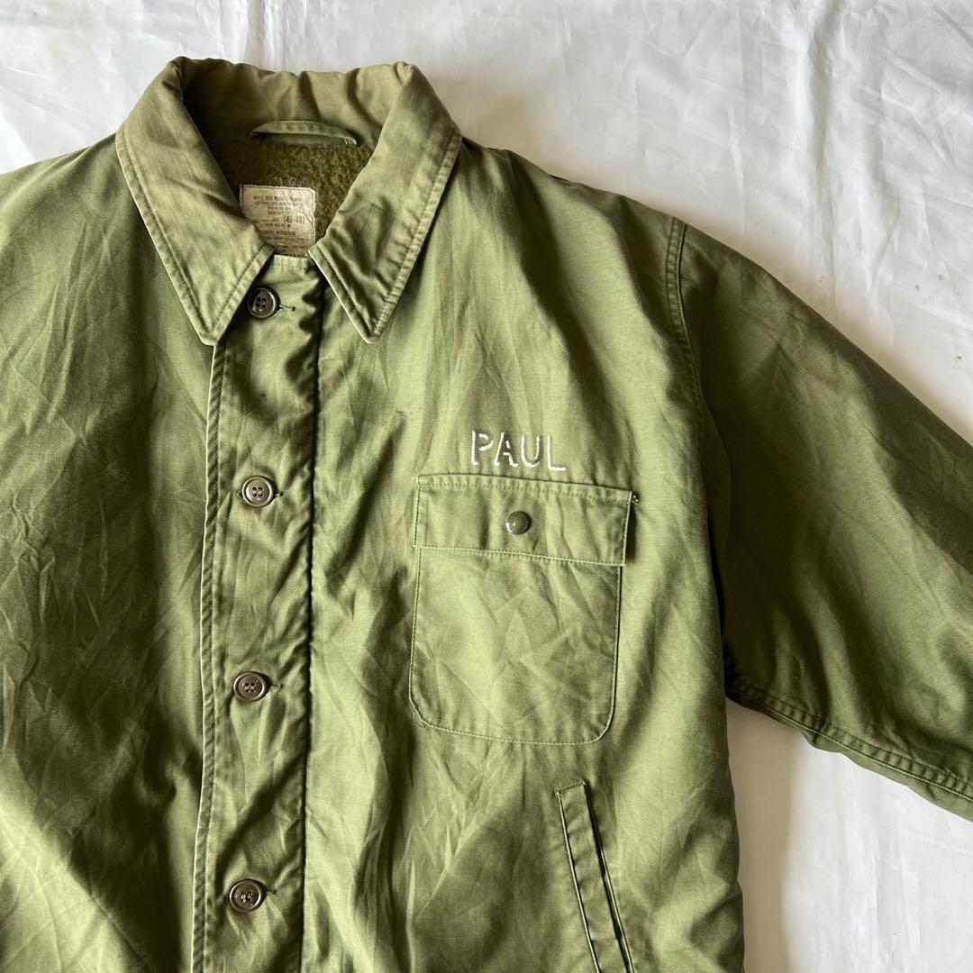 80’s US Navy A-2 デッキジャケット　古着