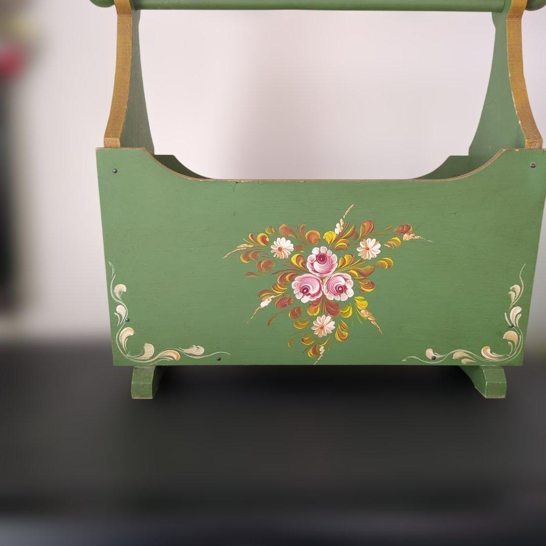 イタリア製 ☆ マガジンラック ☆ グリーン