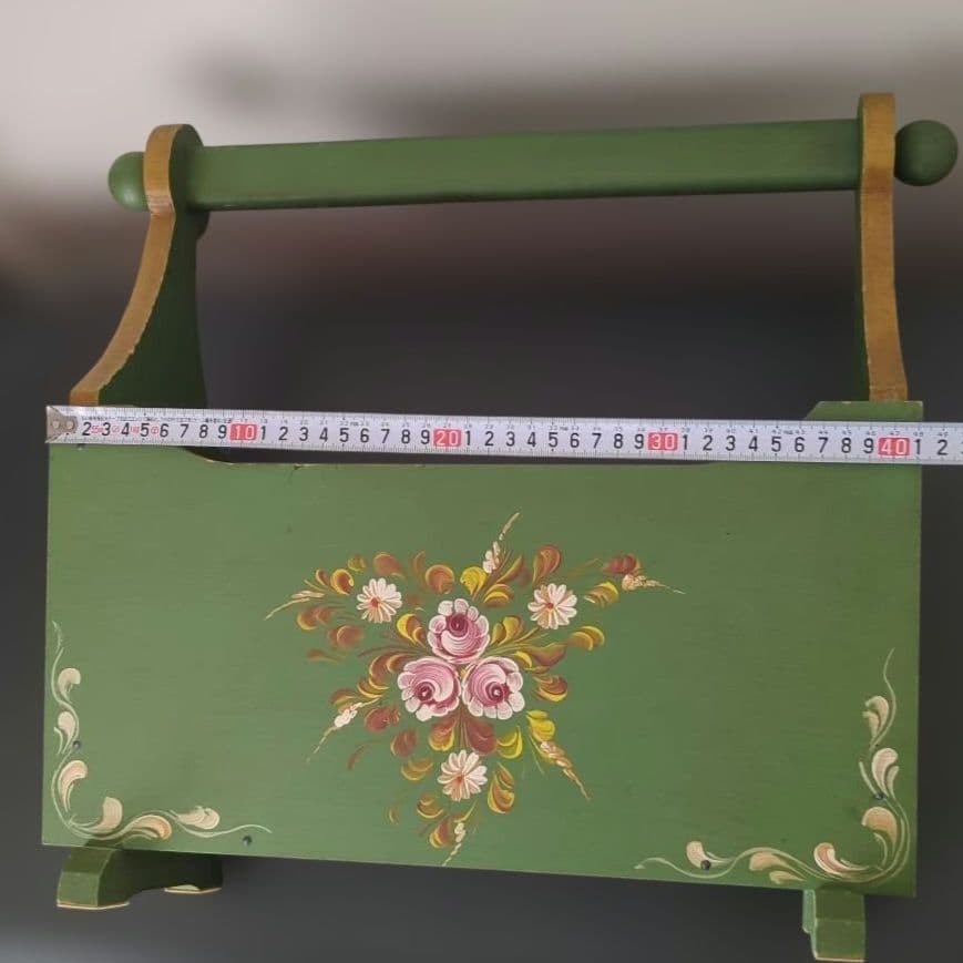 イタリア製 ☆ マガジンラック ☆ グリーン