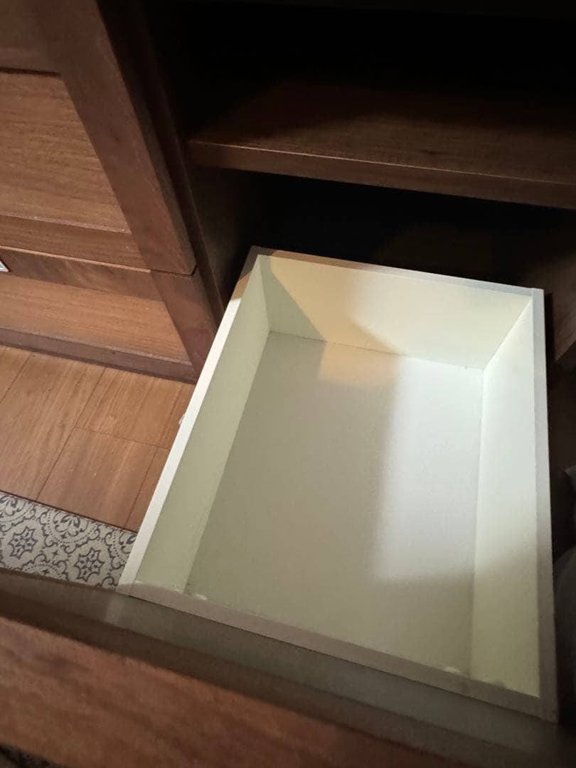 【値下げ中】食器棚　カップボード　オーク　レンジ台　収納力　フィーノ