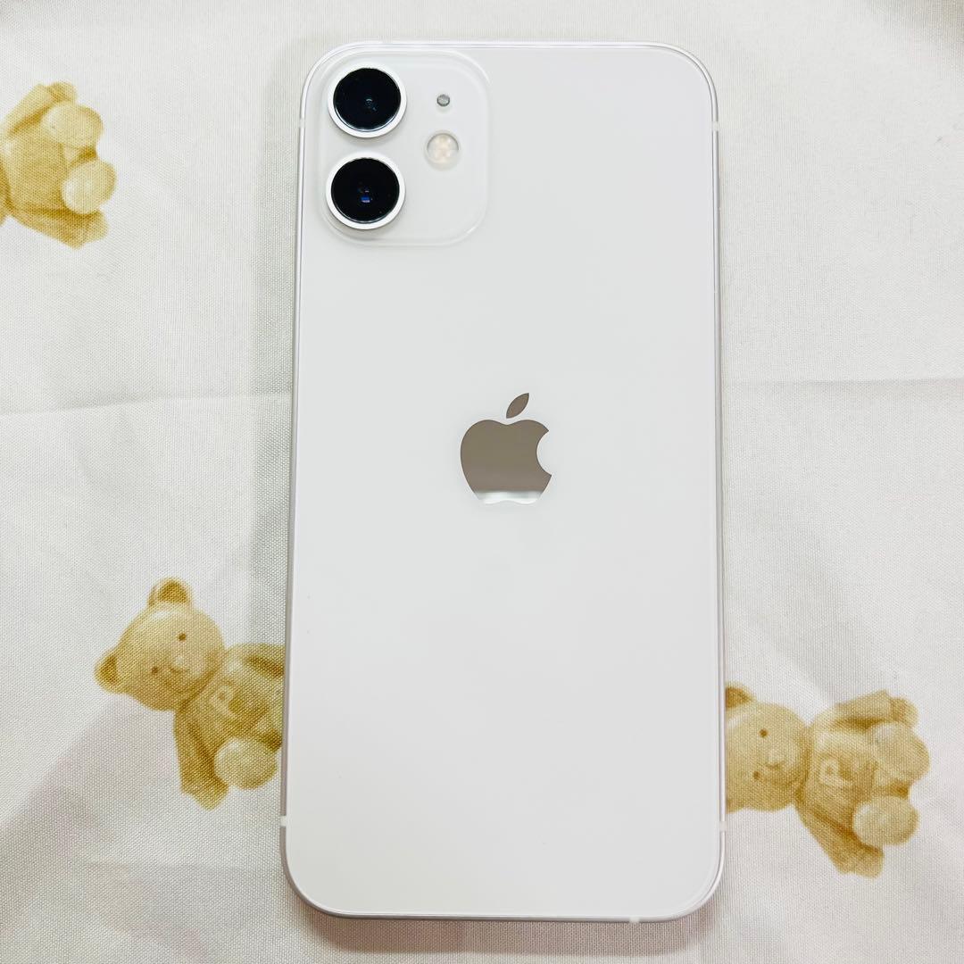 【最終値下げ】【超美品】Apple iPhone 12mini 128GB 白