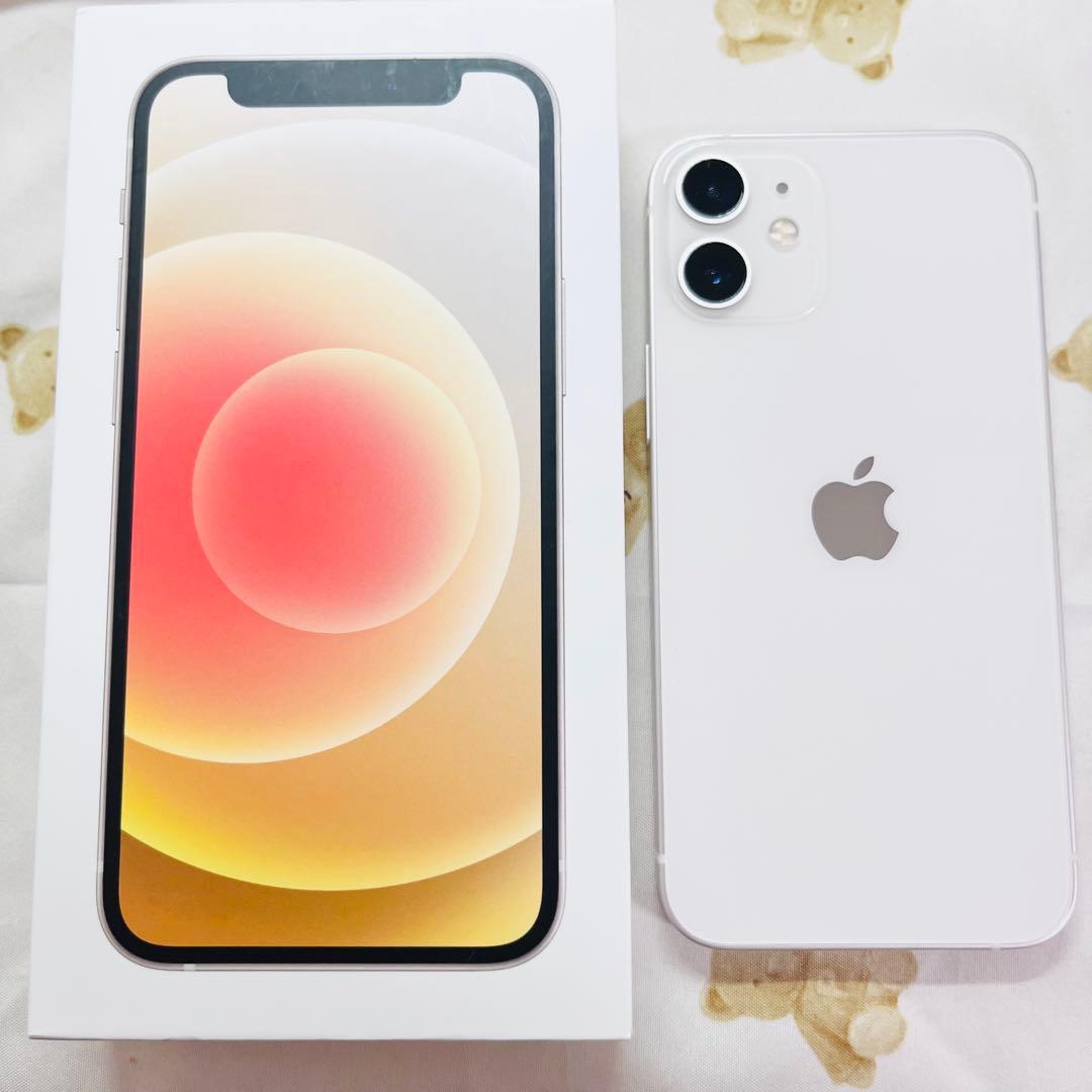 【最終値下げ】【超美品】Apple iPhone 12mini 128GB 白