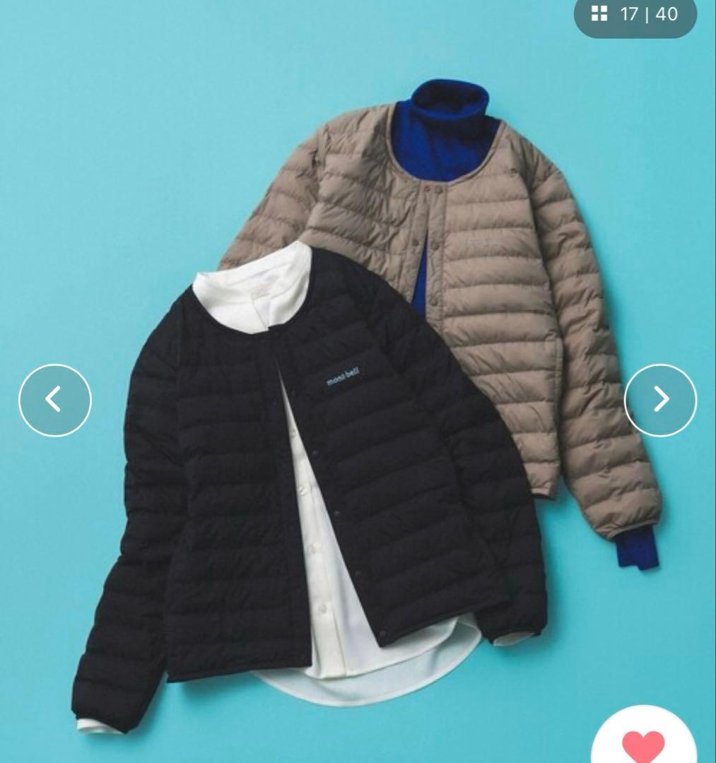 モンベル　ビームス　ラウンドネックジャケット