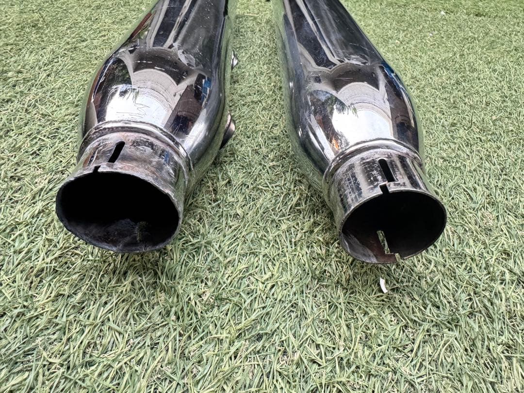 ステンレススチール ストレートデュアルエンドマフラー