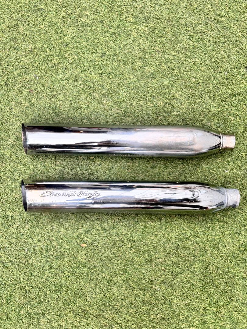 ステンレススチール ストレートデュアルエンドマフラー