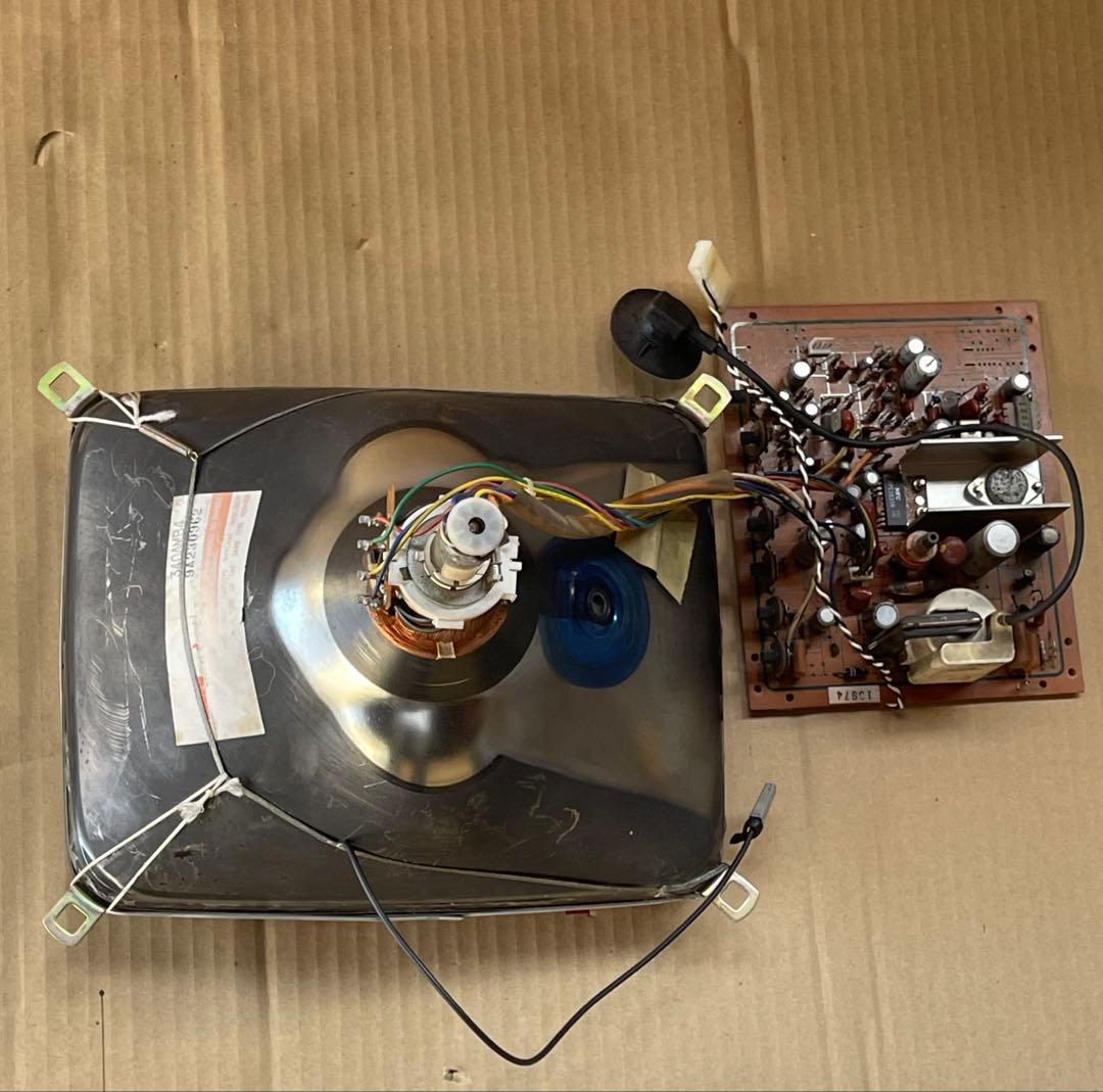 レトロ‼️テーブルゲーム機白黒ブラウン管&基盤