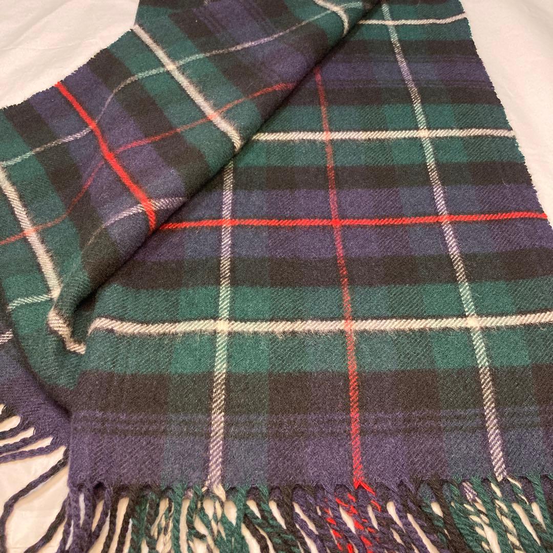 ジョンストンズ カシミヤ100％ 中大判ストール マッケンジー