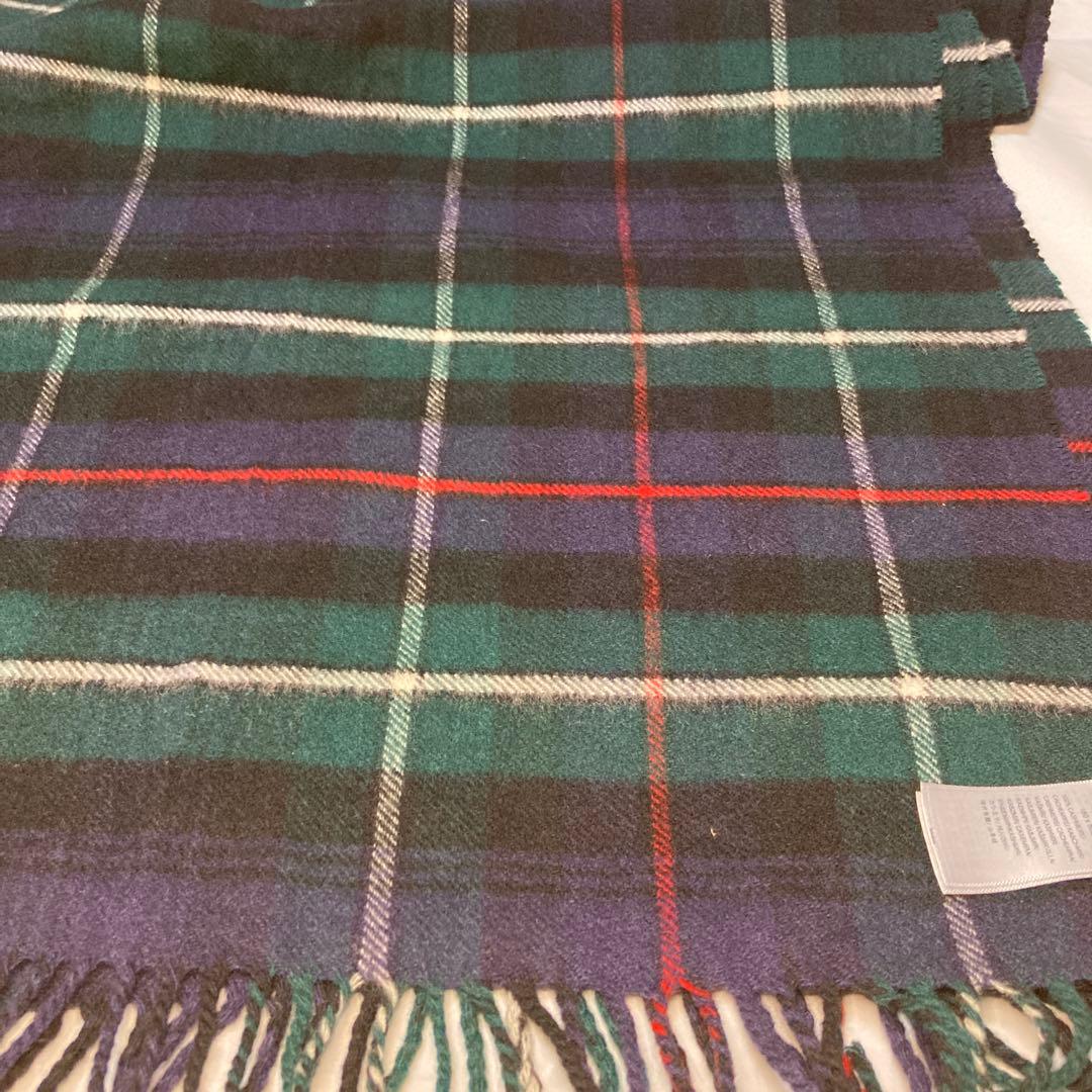 ジョンストンズ カシミヤ100％ 中大判ストール マッケンジー