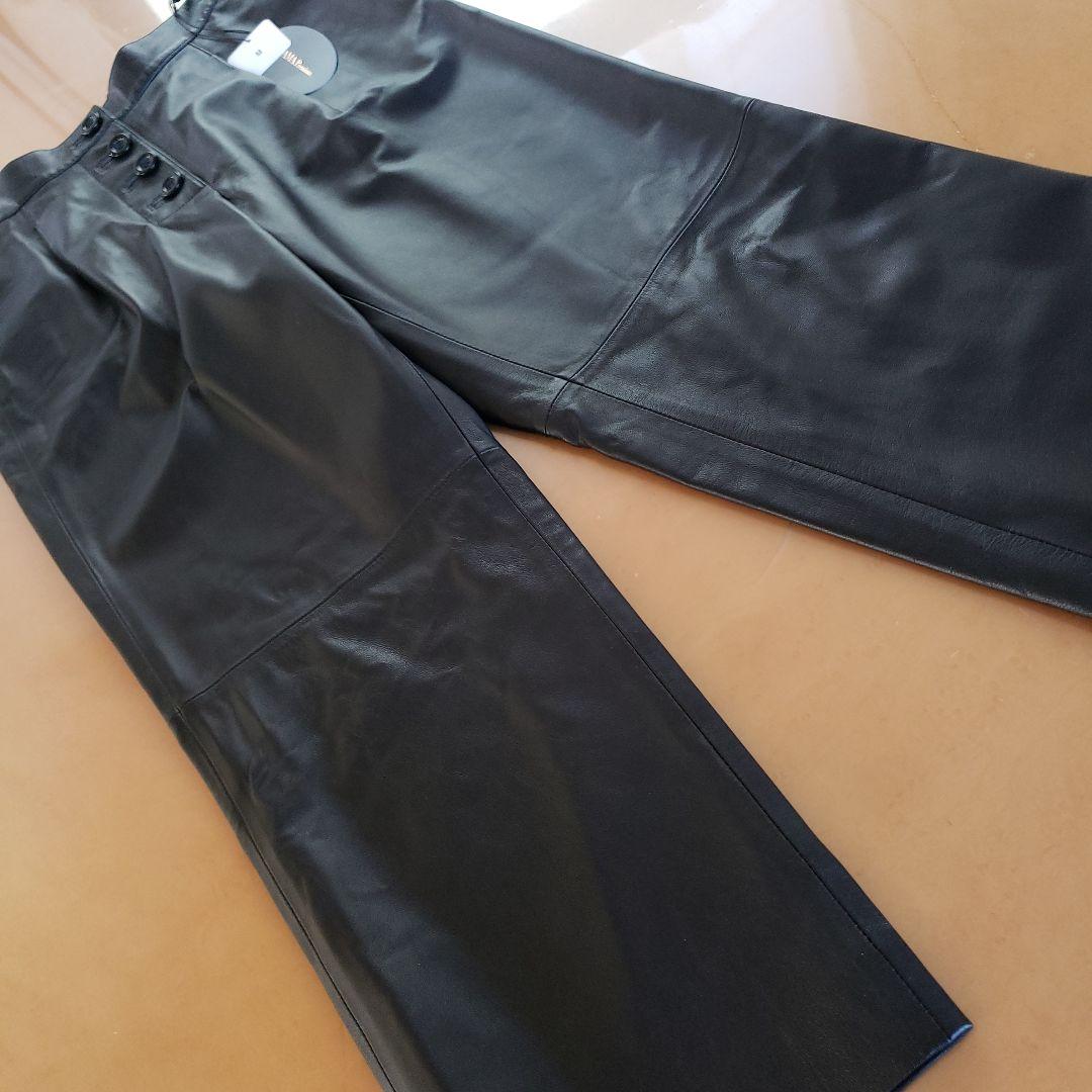 新品　ダーマコレクション　リアルレザーパンツ